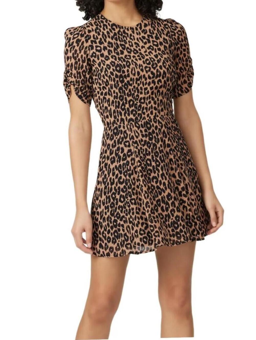 NWOT Reformation Leopard Cheetah Gracie Dress sz  8